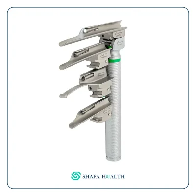 ست لارنگوسکوپ اطفال فایبر اپتیک