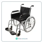 ویلچر ساده ایران بهکار مدل ۷۰۳ آبکرم چرخ عقب بادی