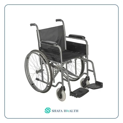 ویلچر ساده ایران بهکار مدل ۷۰۳ رنگی چرخ عقب بادی