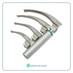 ست لارنگوسکوپ بزرگسال فایبر اپتیک