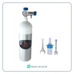 کپسول اکسیژن آلومینیومی 2.5 لیتر شفا